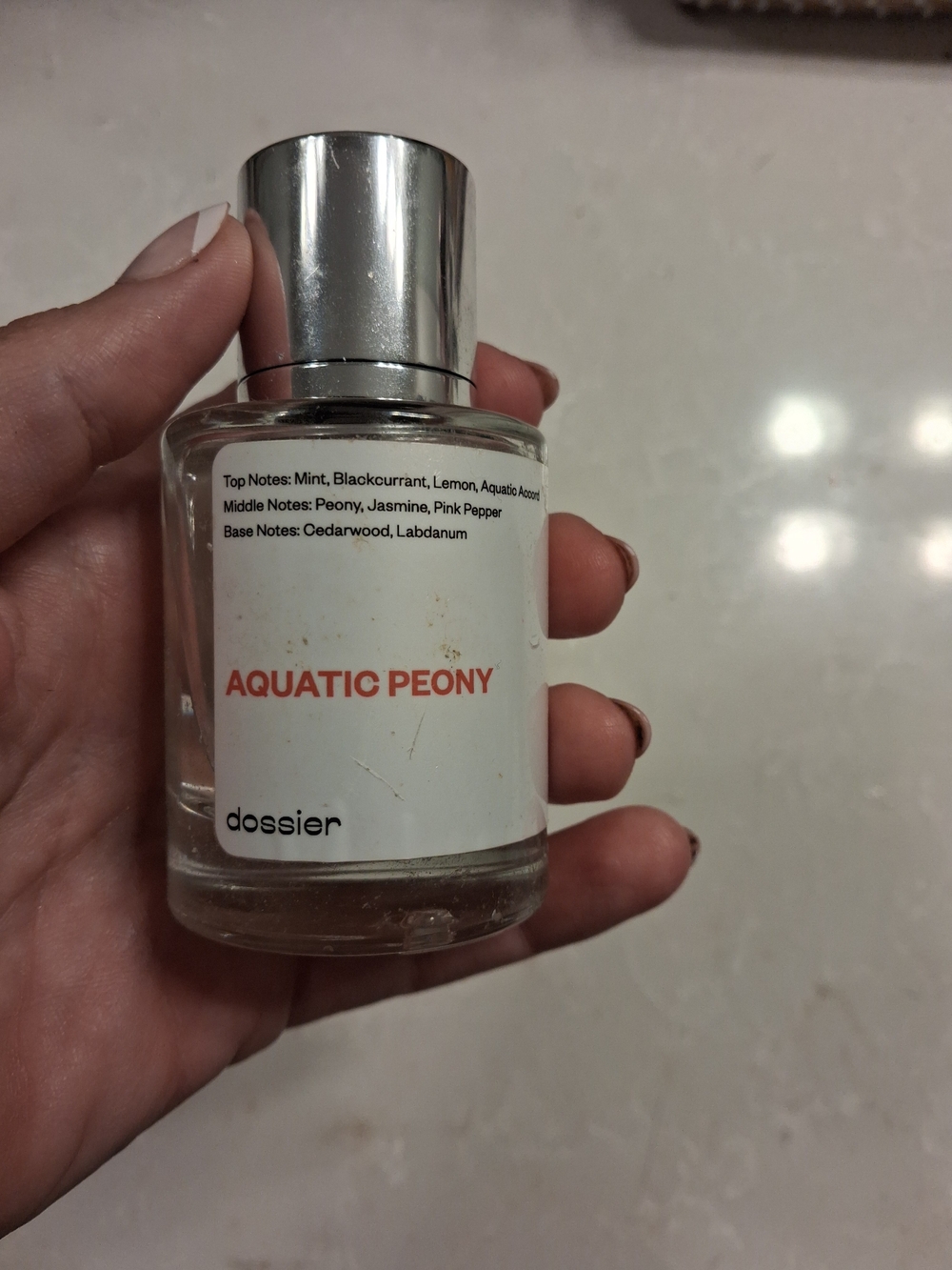 Dossier Aquatic Peony Women's Fragrance - White/Silver